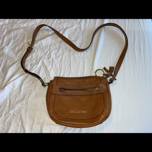 Michael Kors Brown Leather Crossbody
